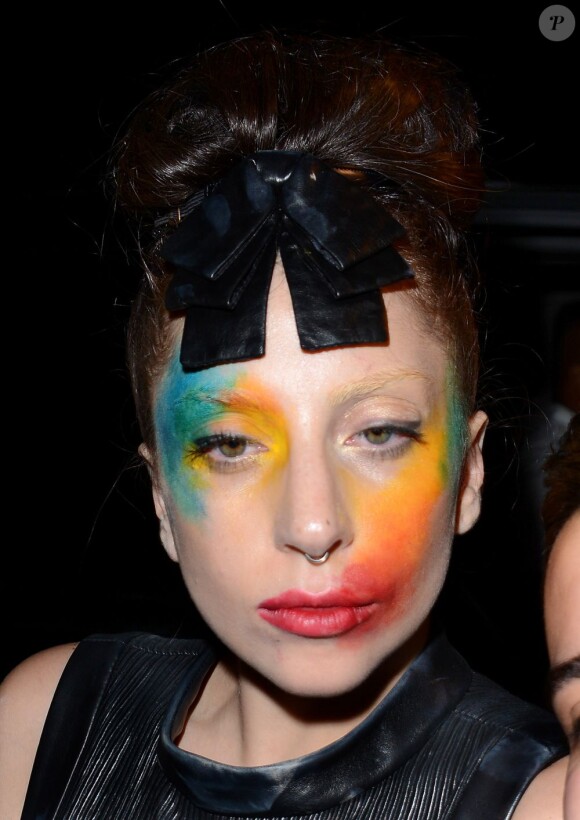 Lady Gaga s'affiche dans les rues de West Hollywood, le 12 août 2013.