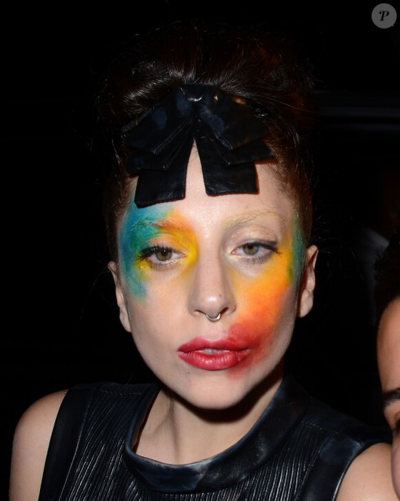 Lady Gaga s'affiche dans les rues de West Hollywood, le 12 août 2013.
