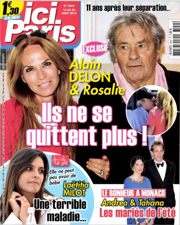 Ici Paris en kiosques le 14 août 2013