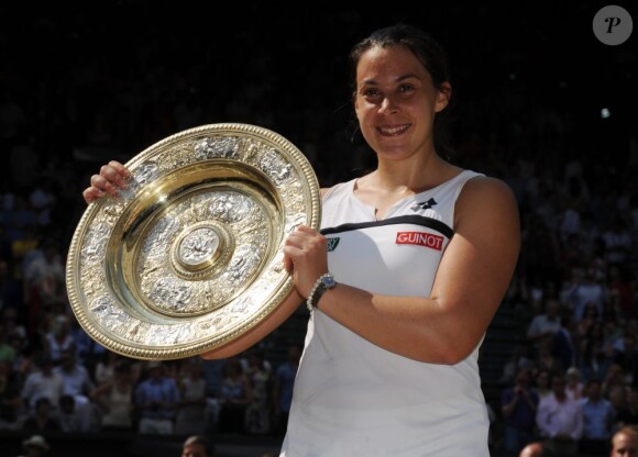 Marion Bartoli remporte Wimbledon à Londres le 6 juillet 2013.