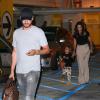 Scott Disick, Kourtney Kardashian et leur fils Mason se rendent au Ronald Reagan UCLA Medical Center à Los Angeles. Le 15 août 2013.