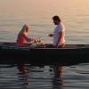Tori Spelling et son mari Dean McDermott partagent un repas romantique sur l'eau, à Toronto au Canadan, le 19 août 2013.