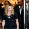 Madonna ouvre son nouveau club de sport "Hard Candy Fitness" à Rome, le 21 août 2013.