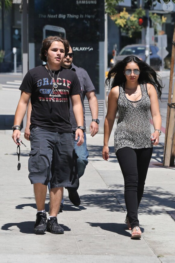 Prince Jackson et sa girlfriend Remi Alfalah à Los Angeles, le 21 août 2013.