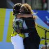 Michelle Obama et Serena Williams pour le Arthur Ashe Kids' Day à New York, le 24 août 2013.