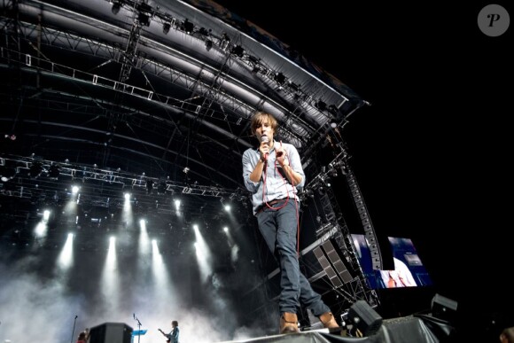 Phoenix en concert au festival Rock en Seine à Paris, le 24 août 2013.