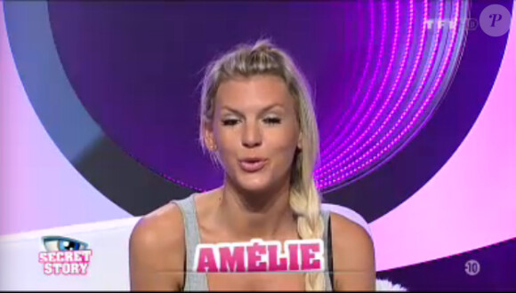 Amélie dans la quotidienne de Secret Story 7 sur TF1 le mardi 28 août 2013