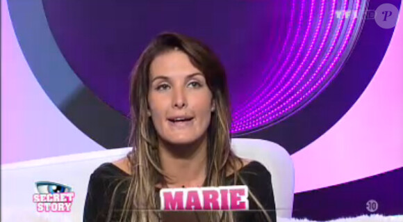 Marie dans la quotidienne de Secret Story 7 sur TF1 le mardi 28 août 2013