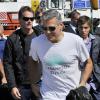 George Clooney souriant au 70e festival du film de Venise, le 27 août 2013.