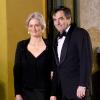 François Fillon et son épouse Penelope au palais de l'Elysée, le 10 mars 2008 à Paris.