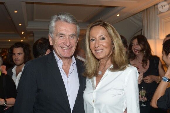 Exclusif - Gilbert Coullier et sa femme Nicole à la soirée de lancement de la saison estivale du Grand Hôtel du Cap-Ferrat, à l'hôtel Vendome, à Paris, le 18 juin 2013.