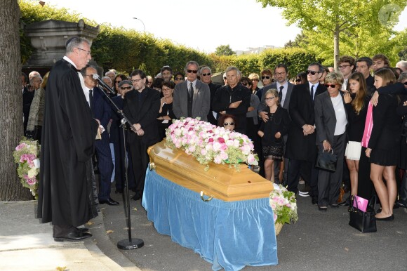 Obsèques de Pierre Huth à Nogent-sur-Marne le 30 août 2013.