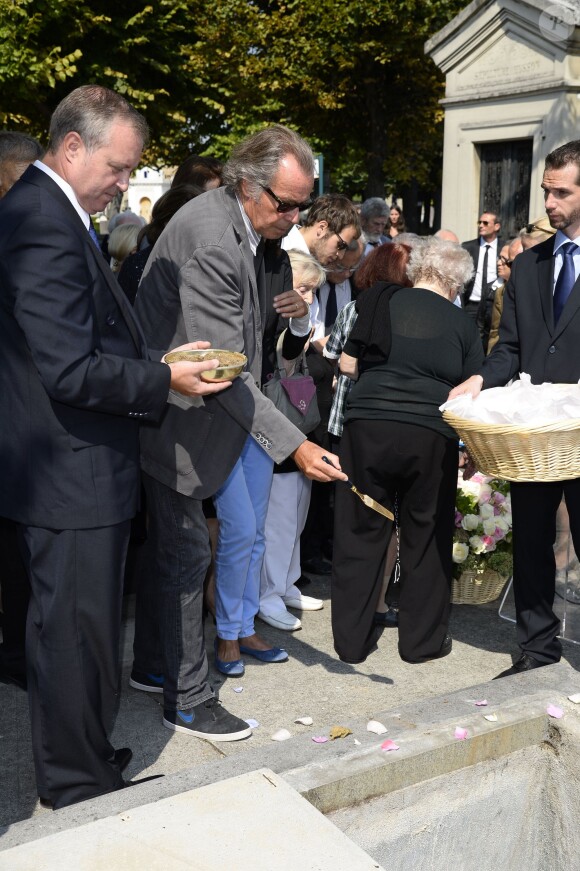 Obsèques de Pierre Huth à Nogent-sur-Marne le 30 août 2013.