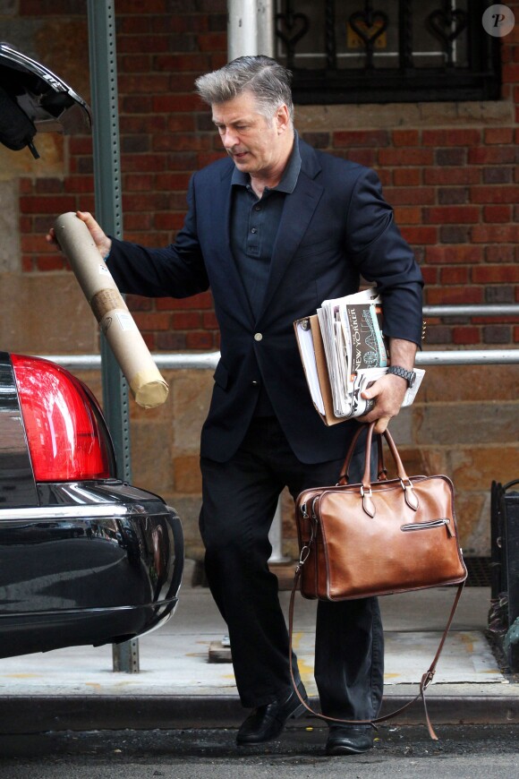 Alec Baldwin dans les rues de New York, le 29 août 2013.
