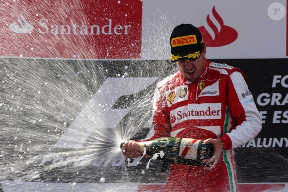Fernando Alonso à Barcelone, le 12 mai 2013.