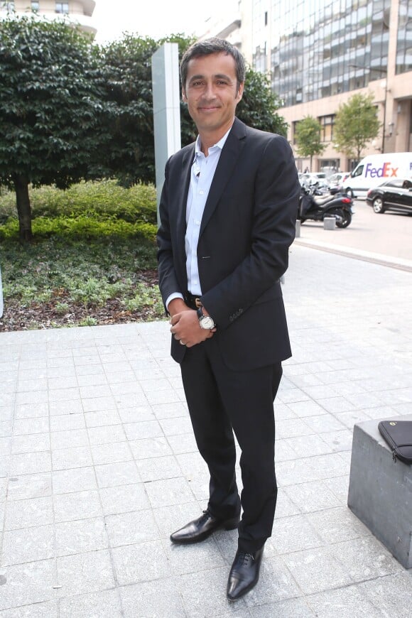 Olivier Galzi lors de la conférence de presse de rentrée de D8 et D17 "Touche Pas a Ma Rentrée", le 29 aout 2013 (EXCLU)