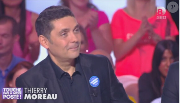 Thierry Moreau lors de la rentrée de Touche pas à mon poste sur D8 le lundi 2 septembre 2013