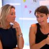 Anne-Sophie Lapix et Alessandra Sublet lors de la rentrée de C à vous sur France 5 le 2 septembre 2013