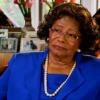 Katherine Jackson émue aux larmes dans une interview pour l'émission australienne, 60 Minutes, diffusée dimanche 1er septembre 2013.