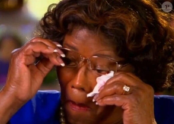 Katherine Jackson émue aux larmes dans l'émission australienne, 60 Minutes, diffusée dimanche 1er septembre 2013.
