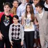 Prince, Paris et Blanket Jackson (les enfants de Michael Jackson) et Katherine Jackson à Los Angeles, le 26 janvier 2012.