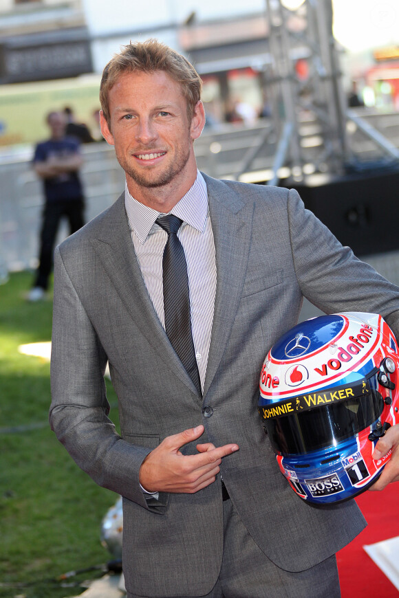 Jenson Button lors de l'avant-première de Rush à Londres le 2 septembre 2013.