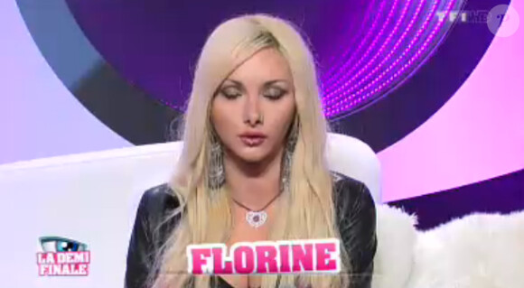 Florine dans la quotidienne de Secret Story 7 sur TF1 le mardi 3 septembre 2013