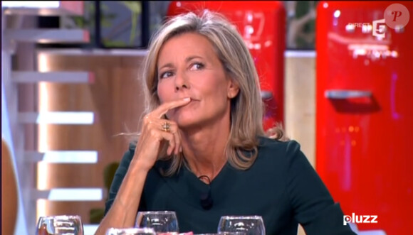 Claire Chazal dans C à vous répond à Anne-Sophie Lapix le 3 septembre 2013 sur France 5