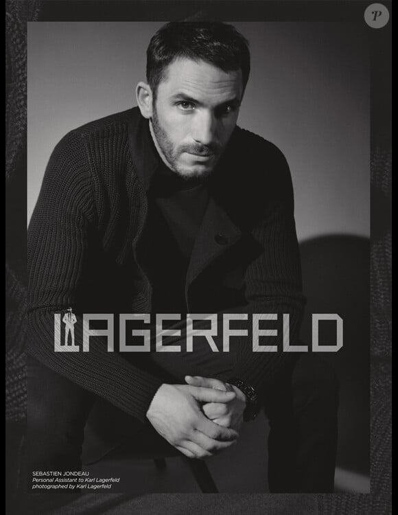 Sébastien Jondeau, assistant de Karl Lagerfeld et mannequin figure sur la campagne automne-hiver 2013 de Lagerfeld.