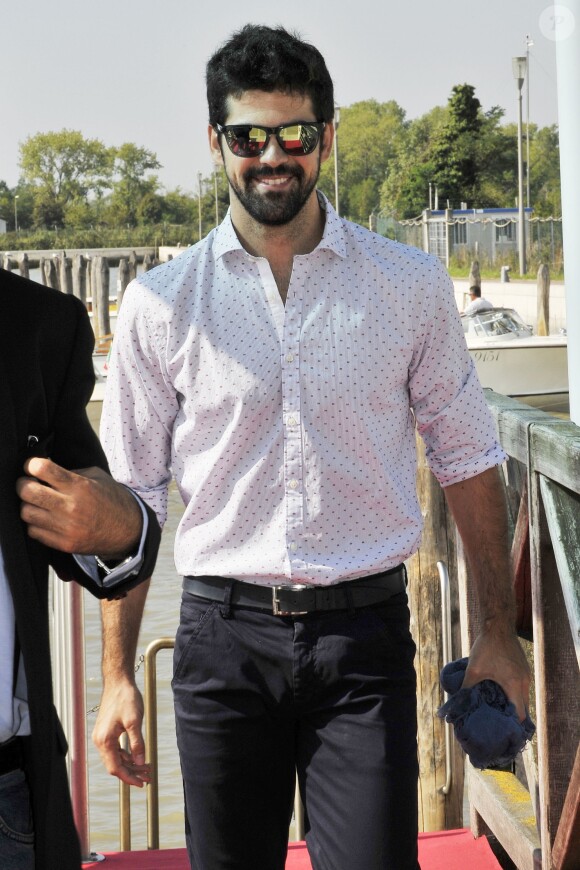 Exclusif - Miguel Angel Munoz à Venise lors du Festival du Film, le 3 septembre 2013.