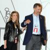 La princesse Letizia d'Espagne s'est ralliée à son mari le prince Felipe et à la délégation espagnole, le 5 septembre 2013 à l'Hôtel Hilton de Buenos Aires en Argentine, afin de soutenir la candidature de Madrid pour les JO 2020 face à Tokyo et Istanbul. Le CIO devait voter el samedi 8 septembre.