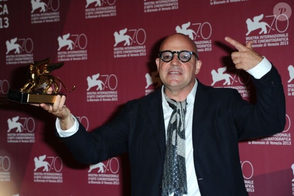 Gianfranco Rosi à la 70e Mostra de Venise, le 7 septembre 2013.