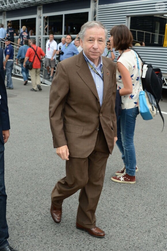 Jean Todt dans les travées du Grand Prix d'Italie à Monza, le 8 septembre 2013