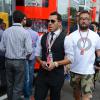 Carlos Tevez dans les travées du Grand Prix d'Italie à Monza, le 8 septembre 2013