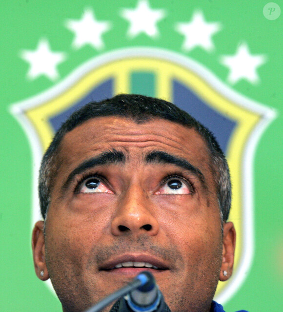 Romario à Sao Paulo le 26 avril 2005.