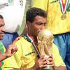 Romario gagne la Coupe du Monde à Los Angeles, le 20 juillet 1994.