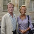 Bernard Kouchner et Christine Ockrent - Soirée du nouvel an juif chez Marek Halter à Paris le 8 septembre 2013.