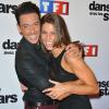 Laury Thilleman et Maxime Dereymez lors de la conférence de presse de Danse avec les stars 4 à Paris chez TF1 le 10 septembre 2013