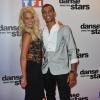 Katrina Patchett et Brahim Zaibat lors de la conférence de presse de Danse avec les stars 4 à Paris chez TF1 le 10 septembre 2013