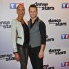 Noémie Lenoir et Christian Millette lors de la conférence de presse de Danse avec les stars 4 à Paris chez TF1 le 10 septembre 2013