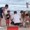 Alicia Keys, son mari Swizz Beatz, sa mère Terria Joseph, et son fils Egypt à Rio de Janeiro au Brésil le 9 septembre 2013.