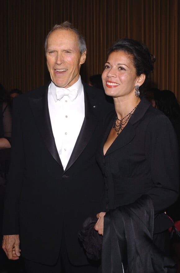 Clint Eastwood et sa femme Dina Ruiz-Eastwood à Los Angeles le 29 janvier 2005