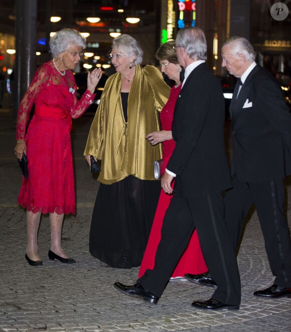 La princesse Christina de Suède lors du concert de la diète royale (le parlement suédois) dans le cadre du jubilé des 40 ans de règne du roi Carl XVI Gustaf à Stockholm le 14 septembre 2013