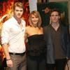Liam Hemsworth, Jennifer Lawrence et Sam Claflin lors du photocall de Hunger Games 2 pendant le Festival de Cannes le 18 mai 2013