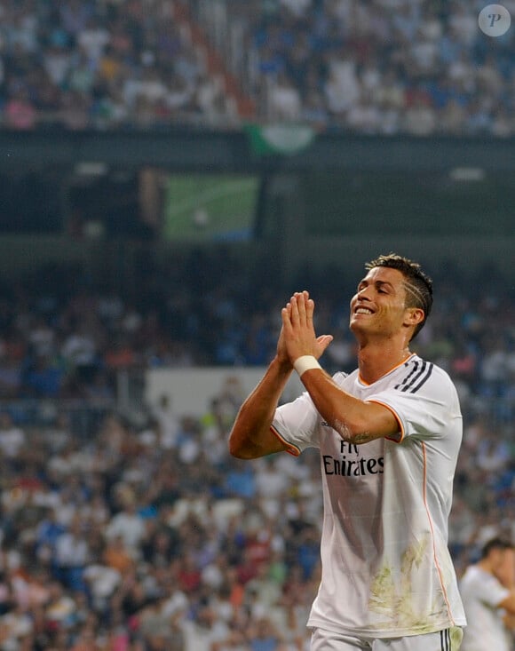 Cristiano Ronaldo lors du match face au Betis de Séville le 18 août 2013 à Madrid