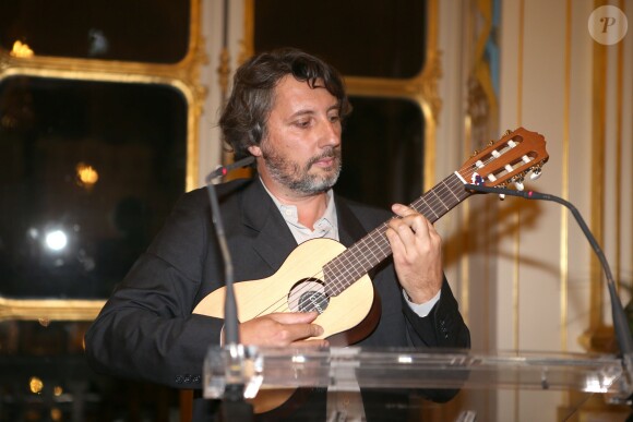 Bruno Podalydès chevalier de l'ordre de la légion d'honneur au ministère de la culture à Paris le 17 septembre 2013.