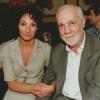 Michel Serrault avec sa fille Nathalie lors du Carré des virtuoses à Paris le 10 juin 1997