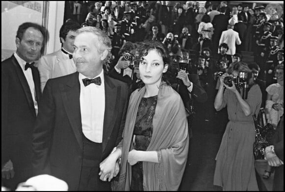 Michel Serrault et sa fille Nathalie lors du Festival de Cannes 1981