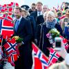 Le prince Haakon et la princesse Mette-Marit de Norvège le 19 septembre 2013 au troisième et dernier jour de leur visite dans le comté méridional de Vest-Agder, dont la princesse est native.