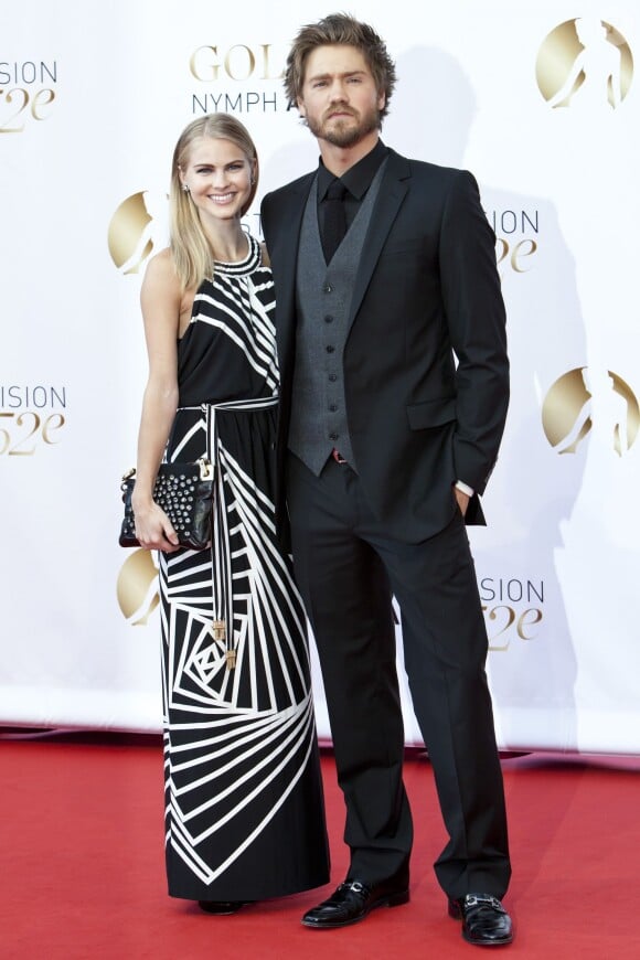Chad Michael Murray et Kenzie Dalton à Monaco, le 14 juin 2012.